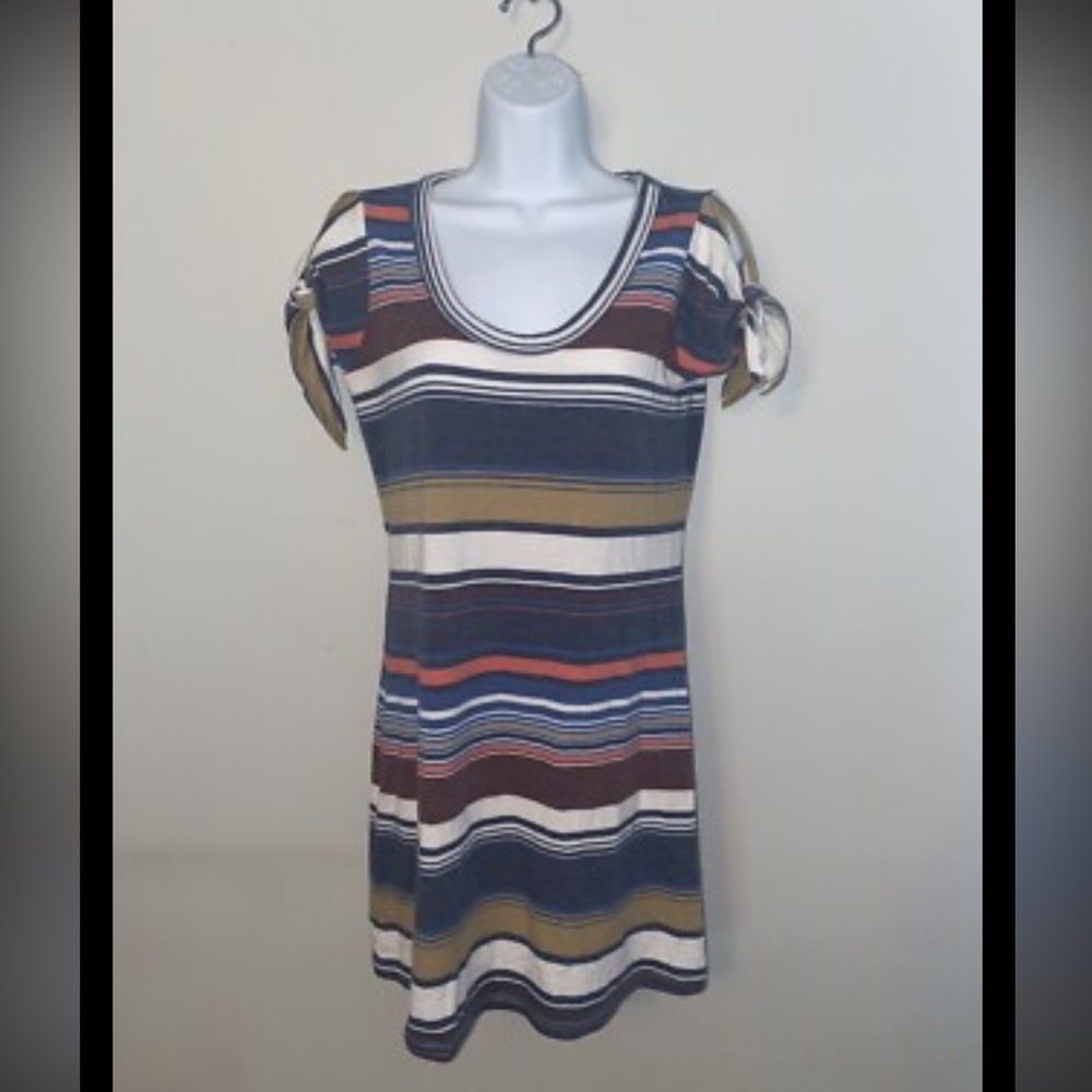 VENUS Multicolor Striped Mini Dress